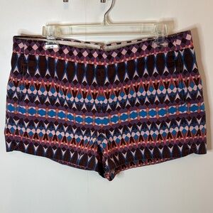 J. Crew Multicolor High Waist Shorts